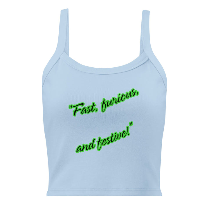 Women’s micro - rib tank top - Polendo Design