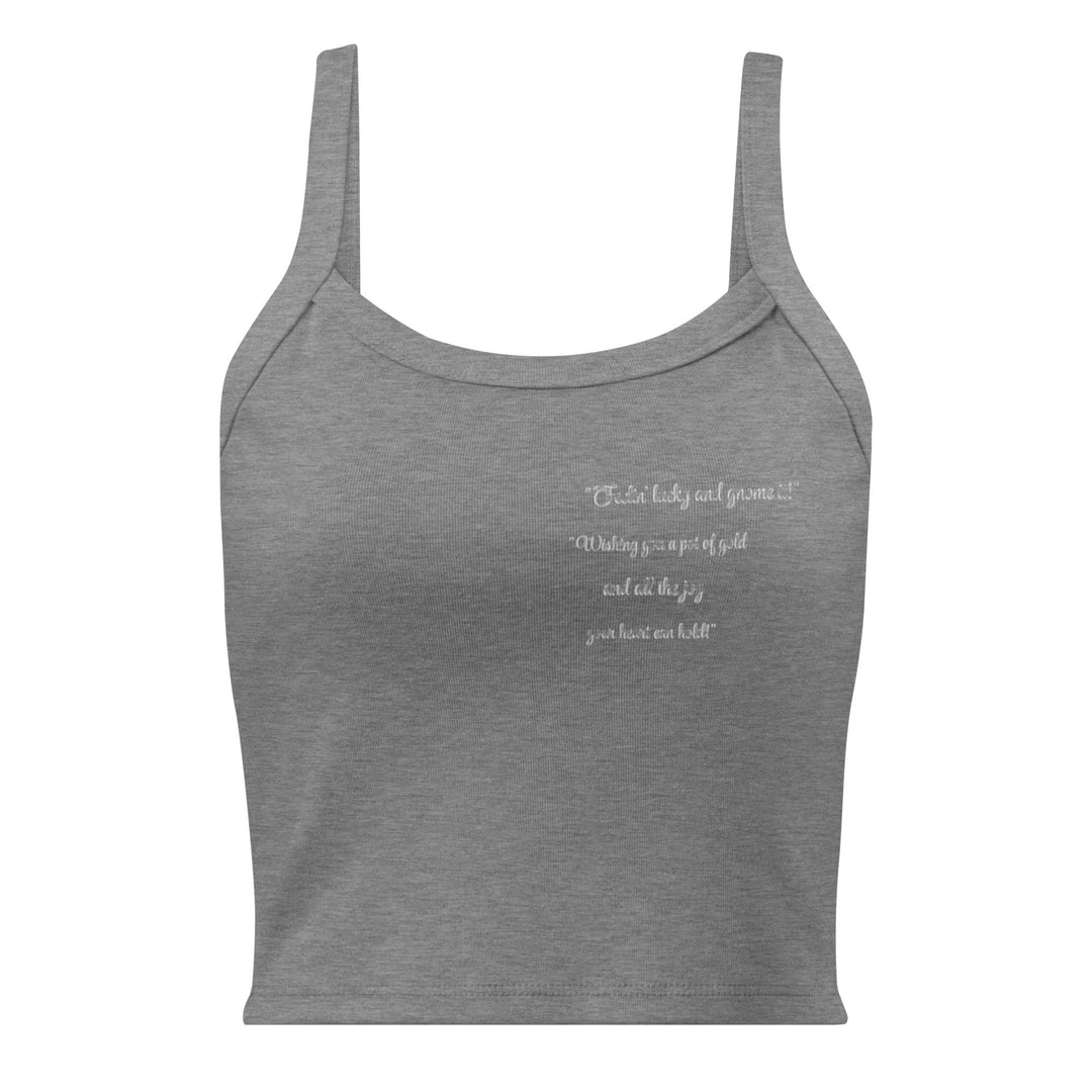 Women’s micro - rib tank top - Polendo Design