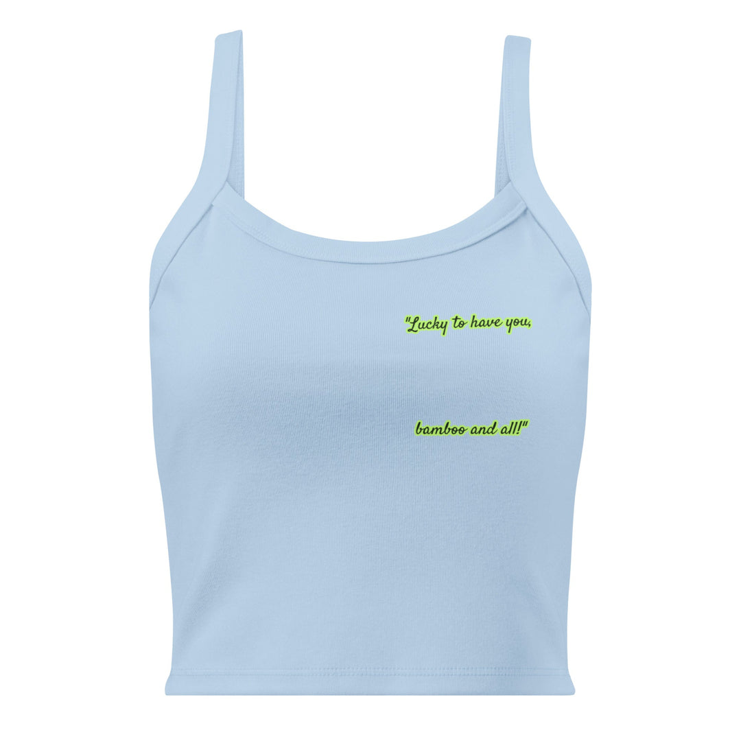 Women’s micro - rib tank top - Polendo Design