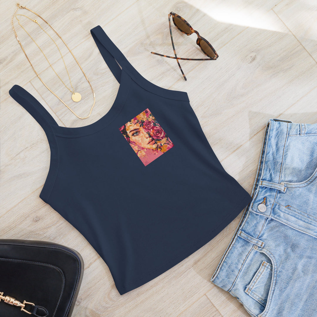 Women’s micro - rib tank top - Polendo Design