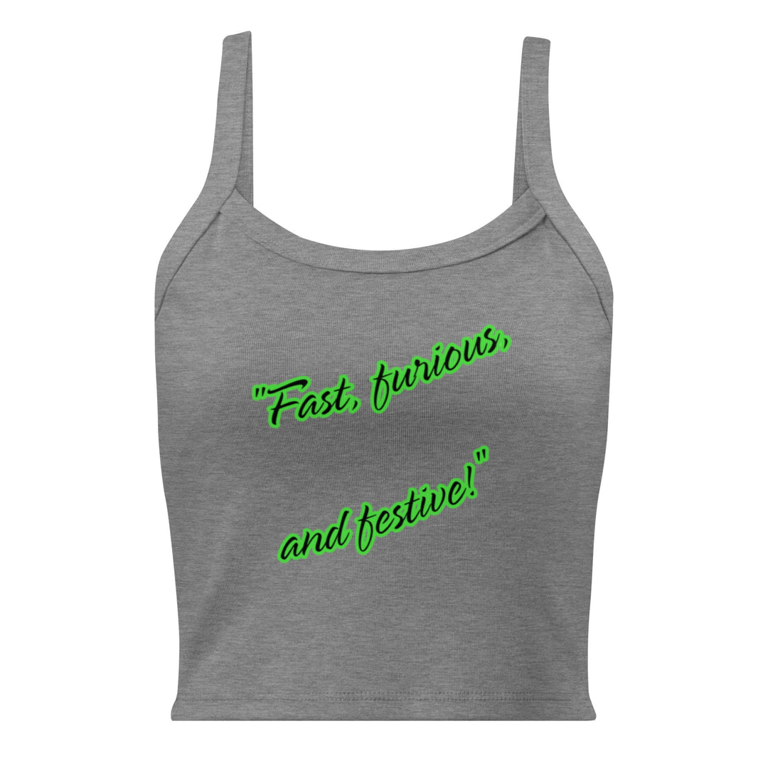 Women’s micro - rib tank top - Polendo Design