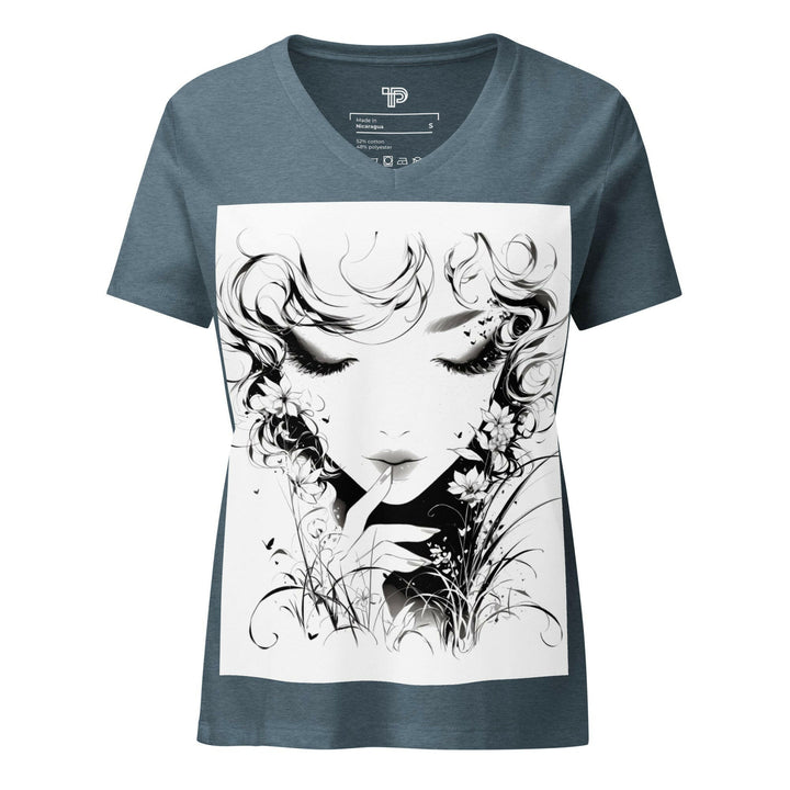 Women’s relaxed v - neck t-shirt - Polendo Design