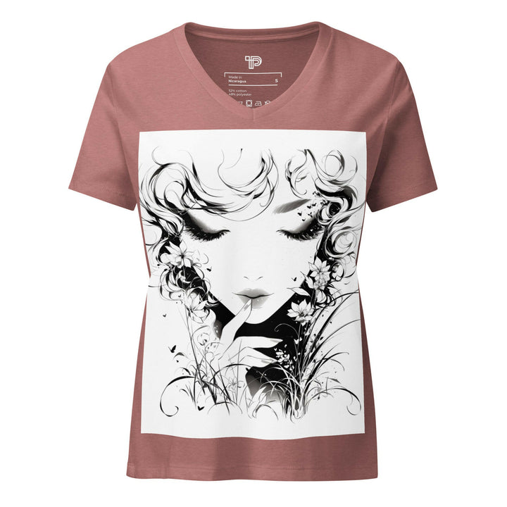 Women’s relaxed v - neck t-shirt - Polendo Design