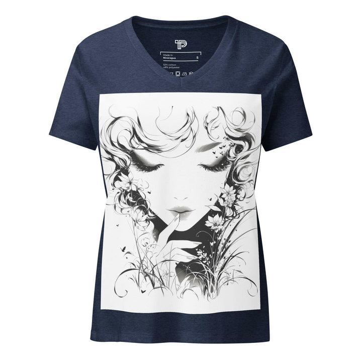 Women’s relaxed v - neck t-shirt - Polendo Design