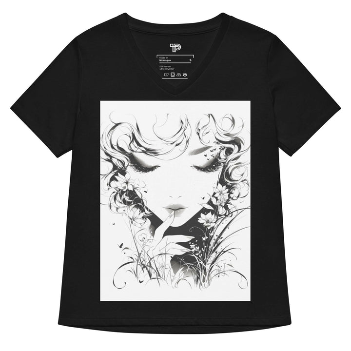 Women’s relaxed v - neck t-shirt - Polendo Design