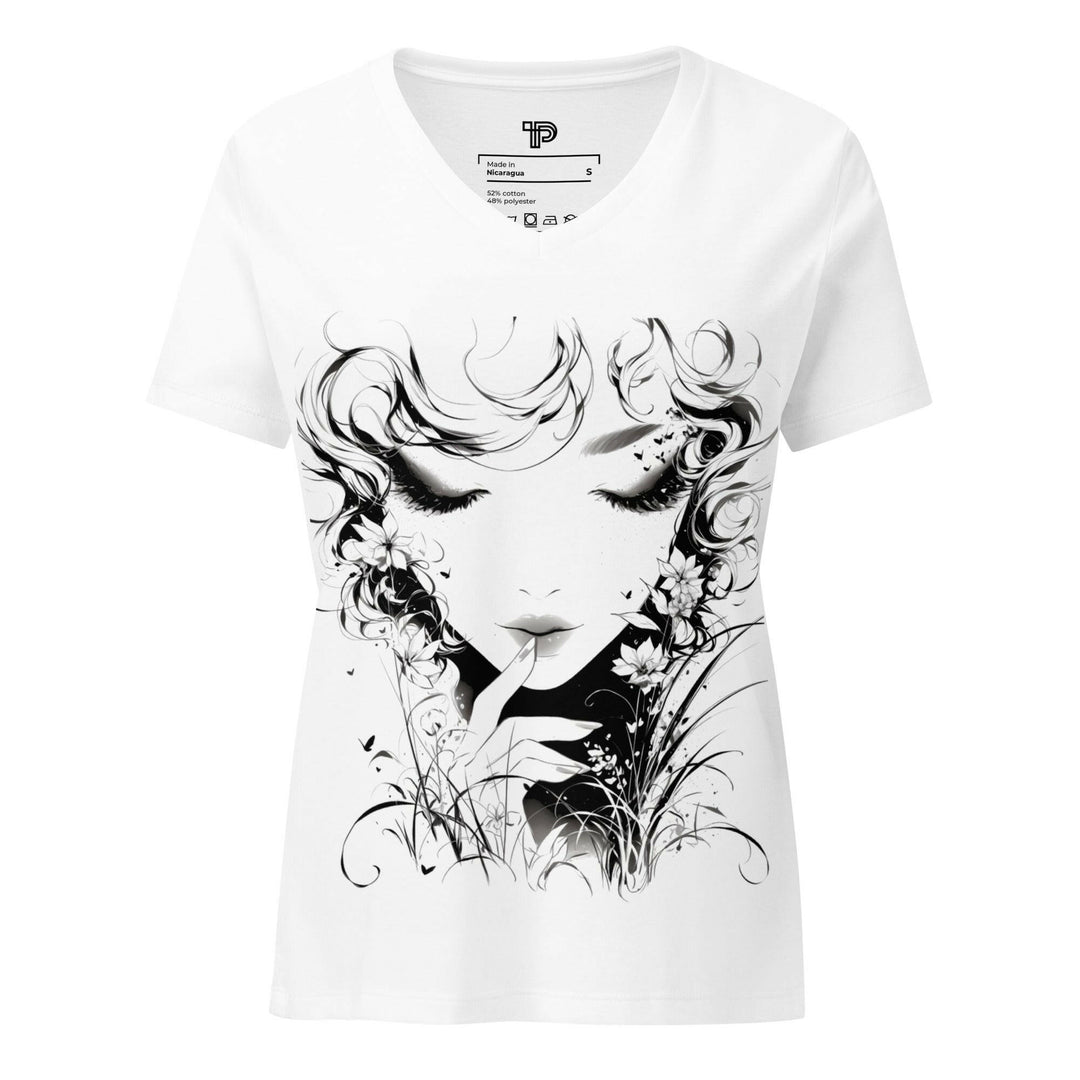 Women’s relaxed v - neck t-shirt - Polendo Design