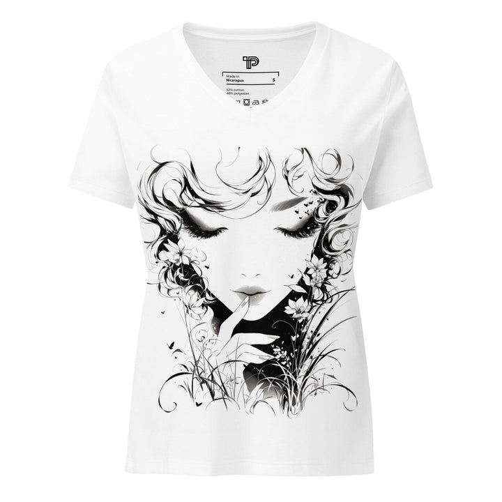 Women’s relaxed v - neck t-shirt - Polendo Design