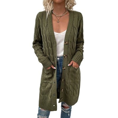 Women's Sweater Winter Cardigan - Polendo Design